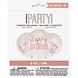 Confetti Ballonnen Happy Birthday Rose Goud 45cm 6st Confetti Ballonnen Happy Birthday Rose Goud 45cm 6st