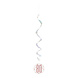 Hangdecoratie 80 Jaar Rose Goud 81cm 6st Hangdecoratie 80 Jaar Rose Goud 81cm 6st