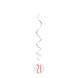 Hangdecoratie 21 Jaar Rose Goud 81cm 6st Hangdecoratie 21 Jaar Rose Goud 81cm 6st