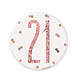 Button 21 Jaar Rose Goud 8cm Button 21 Jaar Rose Goud 8cm