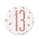 Button 13 Jaar Rose Goud 8cm Button 13 Jaar Rose Goud 8cm