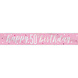 Banner 50 Jaar Roze 2,74m Banner 50 Jaar Roze 2,74m