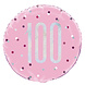 Helium Ballon 100 Jaar Roze 45cm leeg Helium Ballon 100 Jaar Roze 45cm leeg