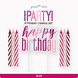 Happy Birthday Kaarsen Set Glitter 13 delig Happy Birthday Kaarsen Set Glitter 13 delig