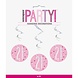 Hangdecoratie 21 Jaar Roze 81cm 6st Hangdecoratie 21 Jaar Roze 81cm 6st