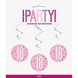 Hangdecoratie 18 Jaar Roze 81cm 6st Hangdecoratie 18 Jaar Roze 81cm 6st