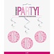 Hangdecoratie 16 Jaar Roze 81cm 6st Hangdecoratie 16 Jaar Roze 81cm 6st