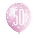Ballonnen 50 Jaar Stippen 30cm 6st Ballonnen 50 Jaar Stippen 30cm 6st