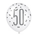 Ballonnen 50 Jaar Stippen 30cm 6st Ballonnen 50 Jaar Stippen 30cm 6st