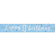 Banner 13 Jaar Blauw 2,74m Banner 13 Jaar Blauw 2,74m