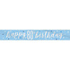 Banner 80 Jaar Blauw 2,74m Banner 80 Jaar Blauw 2,74m