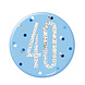 Button 40 Jaar Blauw 7cm Button 40 Jaar Blauw 7cm