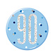 Button 90 Jaar Blauw 7cm Button 90 Jaar Blauw 7cm