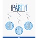 Hangdecoratie 50 Jaar Blauw 81cm 6st Hangdecoratie 50 Jaar Blauw 81cm 6st