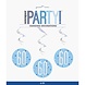 Hangdecoratie 60 Jaar Blauw 81cm 6st Hangdecoratie 60 Jaar Blauw 81cm 6st