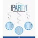 Hangdecoratie 100 Jaar Blauw 81cm 6st Hangdecoratie 100 Jaar Blauw 81cm 6st