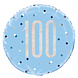 Helium Ballon 100 Jaar Blauw 45cm leeg Helium Ballon 100 Jaar Blauw 45cm leeg