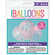Confetti Ballonnen Roze Hart 40cm 5st Confetti Ballonnen Roze Hart 40cm 5st