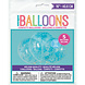 Confetti Ballonnen Blauw Hart 40cm 5st Confetti Ballonnen Blauw Hart 40cm 5st