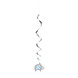 Baby Olifant Hangdecoratie Blauw 66cm 3st Baby Olifant Hangdecoratie Blauw 66cm 3st