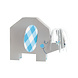 Baby Olifant Tafeldecoratie Blauw 23cm Baby Olifant Tafeldecoratie Blauw 23cm