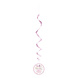 Baby Olifant Hangdecoratie Roze 66cm 3st Baby Olifant Hangdecoratie Roze 66cm 3st