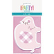Baby Olifant Uitnodigingen Roze 8st Baby Olifant Uitnodigingen Roze 8st