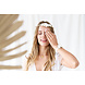 Bloemen Haarband Wit Strik Bloemen Haarband Wit Strik