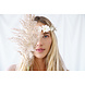 Bloemen Haarband Wit Strik Bloemen Haarband Wit Strik