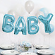 Folie Ballon Baby Blauw 35cm Folie Ballon Baby Blauw 35cm