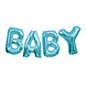 Folie Ballon Baby Blauw 35cm Folie Ballon Baby Blauw 35cm