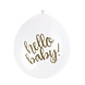 Geboorte Ballonnen Hello Baby 25cm 10st Geboorte Ballonnen Hello Baby 25cm 10st
