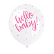 Geboorte Ballonnen Hello Baby Roze 30cm 5st Geboorte Ballonnen Hello Baby Roze 30cm 5st