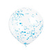 Confetti Ballonnen Lichtblauw 40cm 6st Confetti Ballonnen Lichtblauw 40cm 6st