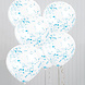 Confetti Ballonnen Lichtblauw 40cm 6st Confetti Ballonnen Lichtblauw 40cm 6st