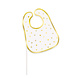 Foto Props Baby Shower Goud 10st Foto Props Baby Shower Goud 10st