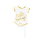 Foto Props Baby Shower Goud 10st Foto Props Baby Shower Goud 10st