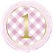 Helium Ballon 1 Jaar Roze 45cm leeg Helium Ballon 1 Jaar Roze 45cm leeg