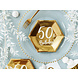Borden 50 Jaar Goud 20cm 6st Borden 50 Jaar Goud 20cm 6st