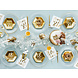 Borden 18 Jaar Goud 20cm 6st Borden 18 Jaar Goud 20cm 6st