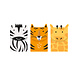 Dieren Uitdeelzakjes Safari 3st Dieren Uitdeelzakjes Safari 3st