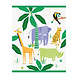 Dieren Safari Uitdeelzakjes 8st Dieren Safari Uitdeelzakjes 8st
