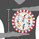 Circus Borden 23cm 8st Circus Borden 23cm 8st