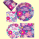 Bloemen Servetten 33cm 16st Bloemen Servetten 33cm 16st