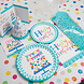 Confetti Cake van de verjaardag Servetten 16st Confetti Cake van de verjaardag Servetten 16st