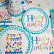 Confetti Cake van de verjaardag Servetten 16st Confetti Cake van de verjaardag Servetten 16st