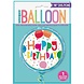 Helium Ballon Happy birthday Ballonnen Wit 45cm leeg Helium Ballon Happy birthday Ballonnen Wit 45cm leeg