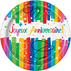 Borden Joyeux Anniversaire 23cm 8st Borden Joyeux Anniversaire 23cm 8st