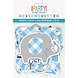 Geboorte Letterslinger Baby Shower Blauw 1,65m Geboorte Letterslinger Baby Shower Blauw 1,65m