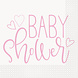 Baby Shower Servetten Roze 33cm 16st Baby Shower Servetten Roze 33cm 16st